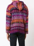 patterned hoodie 