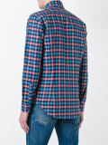 checked button-down shirt