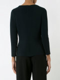 flappy collar fitted jacket