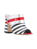 Deco Colour-Block & Stripes mules