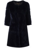 cropped sleeves coat 
