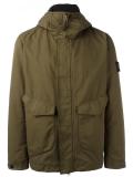 logo patch military jacket 