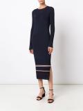 knitted midi dress