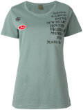 embellished patch T-shirt 