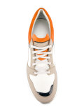contrast panel sneakers 