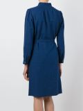 belted shirt dress