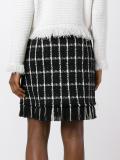 knit fringed skirt