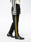 stripe track pants