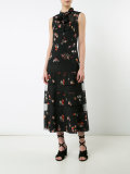 sheer floral dress