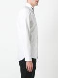 geometric detail collar shirt