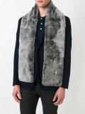 long fur scarf