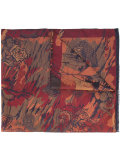 abstract print scarf