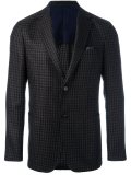 woven single breasted blazer