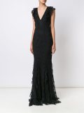 v-neck gown 
