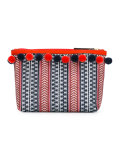 pompom makeup bag