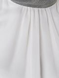 metallic trim top