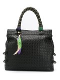 feather tote bag