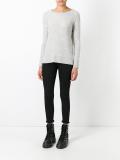 ribbed detail jumper