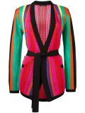 striped knitted jacket