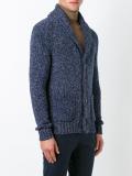 melange v neck cardigan