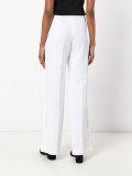 tailored straight trousers
