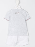 logo print tracksuit set 