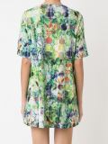 round neck printed dress