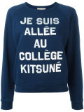 slogan sweatshirt 