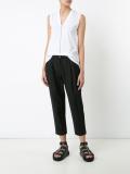 high-waisted trousers 