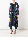 star print robe 
