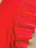 pleated ruffled dress