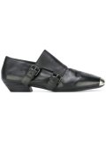 buckled toe detail slippers