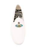 logo plaque loafers