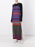 striped maxi dress