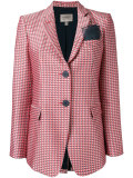 checked blazer 