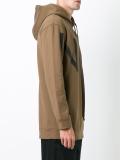 logo print hoodie