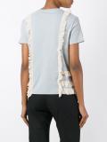 frill detail T-shirt