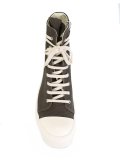 lace up hi-top sneakers