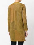 buttoned coat 