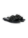 ruffle trimmed slides