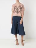 embroidered knitted top