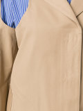 slit arms raincoat 