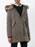 hood detail parka coat