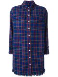plaid loose-fit shirt