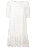 broderie anglaise trim dress