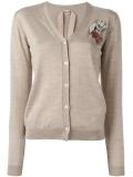 cherry brooch cardigan 