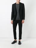 button up blazer