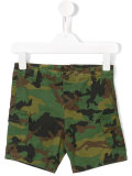 camouflage print shorts 