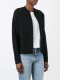 bomber-style cardigan