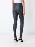 stretch leather leggings